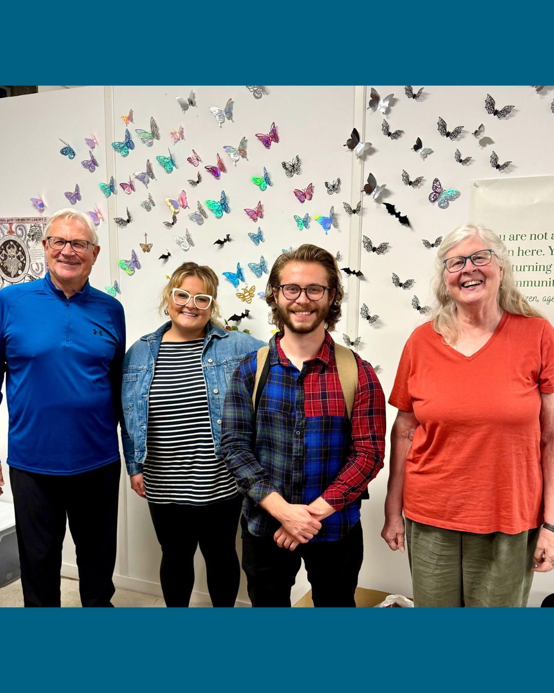 We are grateful for this great group of volunteers that run our 6 week ACT group. The group focuses on skill-building to cope with stressors, aid in emotional regulation, and building awareness to reach goals. These volunteers not only lead the group, but help with the curriculum development. KUDOS Andy, Abbi, Corey and Dorothy! #iowacity #reentry #reentrymatters #volunteer