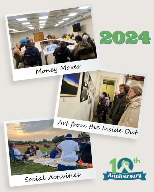 In 2024, IO served over 300 individuals! We hosted financial literacy programs, a successful art show featuring artwork of current and formerly incarcerated individuals and saw our group programming expand and grow in new and exciting ways! #reentry #reentrymatters #formerlyincarcerated