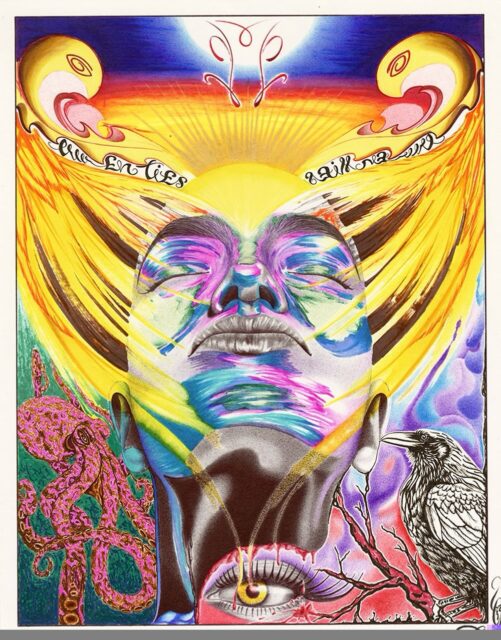 Our fourth annual Art From the Inside Out art show is coming up soon! Check out this beautiful artwork by an anonymous artist. This show features the incredible artwork of current and formerly incarcerated artists. Reception is February 6th at 6 pm at @p_s_won (538 S Gilbert St) and art will be on display from 3rd through the 14th. You do not want to miss this show!