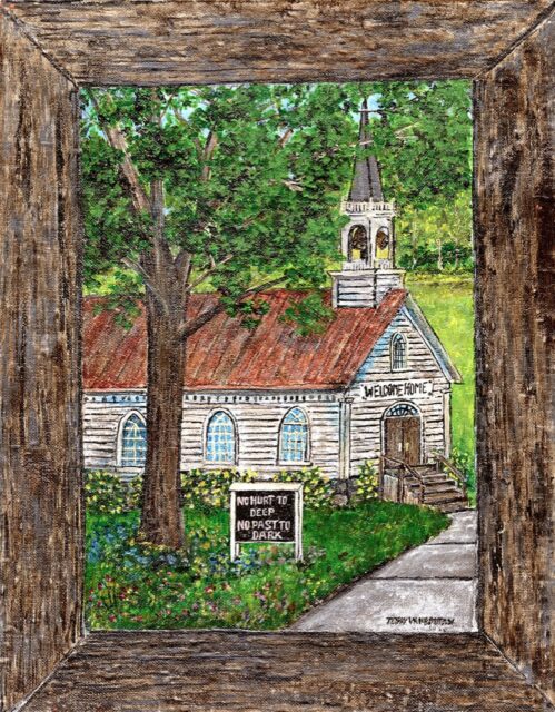 Presenting artwork by Terry VanHoutan! Our fourth annual Art From the Inside Out art show is coming up soon! This show features the incredible artwork of current and formerly incarcerated artists. Reception is February 6th at 6 pm at @p_s_won (538 S Gilbert St) and art will be on display from 3rd through the 14th. You do not want to miss this show!