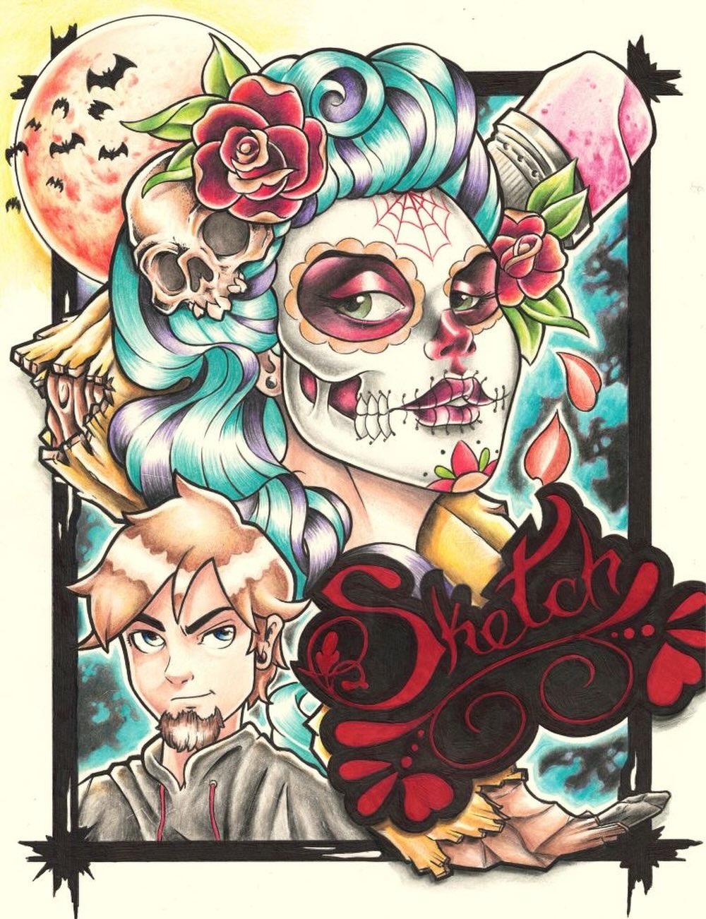 Presenting artwork by Sketch! Join us for our fourth annual Art From the Inside Out art show! This show features the incredible artwork of current and formerly incarcerated artists. Reception is February 6th at 6 pm at @p_s_won (538 S Gilbert St) and art will be on display through the 14th. You do not want to miss this show!