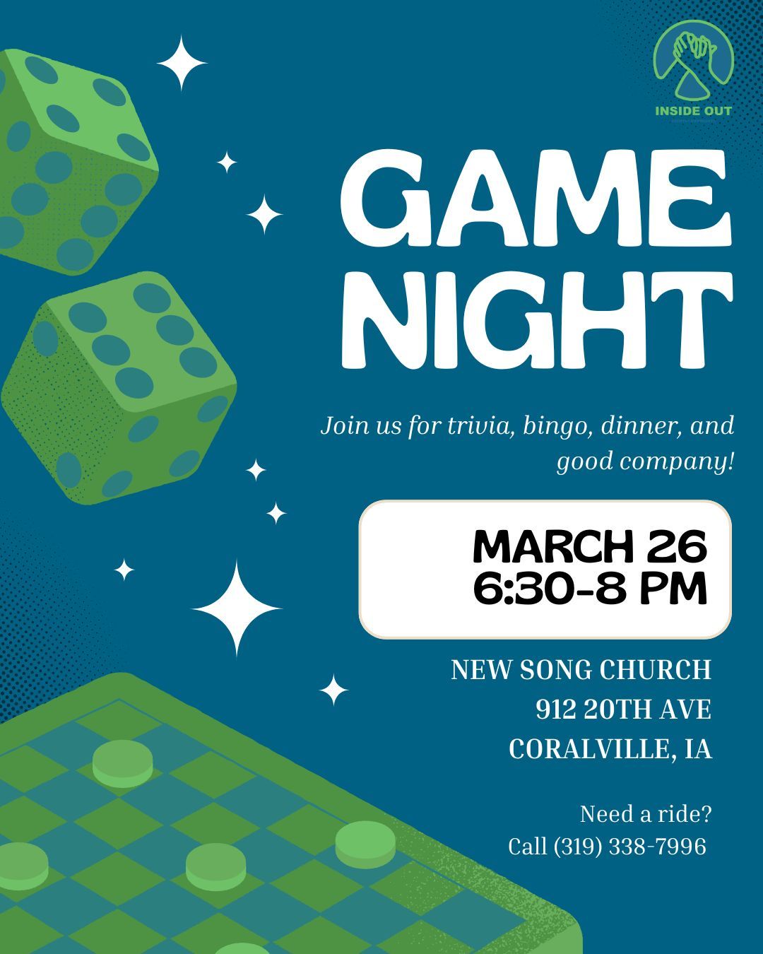 Calling all members! Our next game night is coming up on March 26 from 6:30-8PM. Join us for a night of fun games, delicious food, and good company!
#gamenight #reentrymatters #reentry
