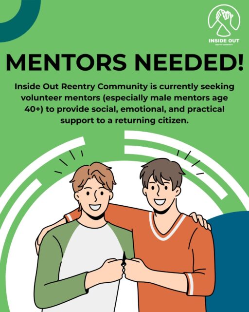 Interested in providing support to individuals returning from incarceration? Consider becoming a volunteer mentor! Apply on our website, or reach out to Tracy with questions - 319-338-7996
