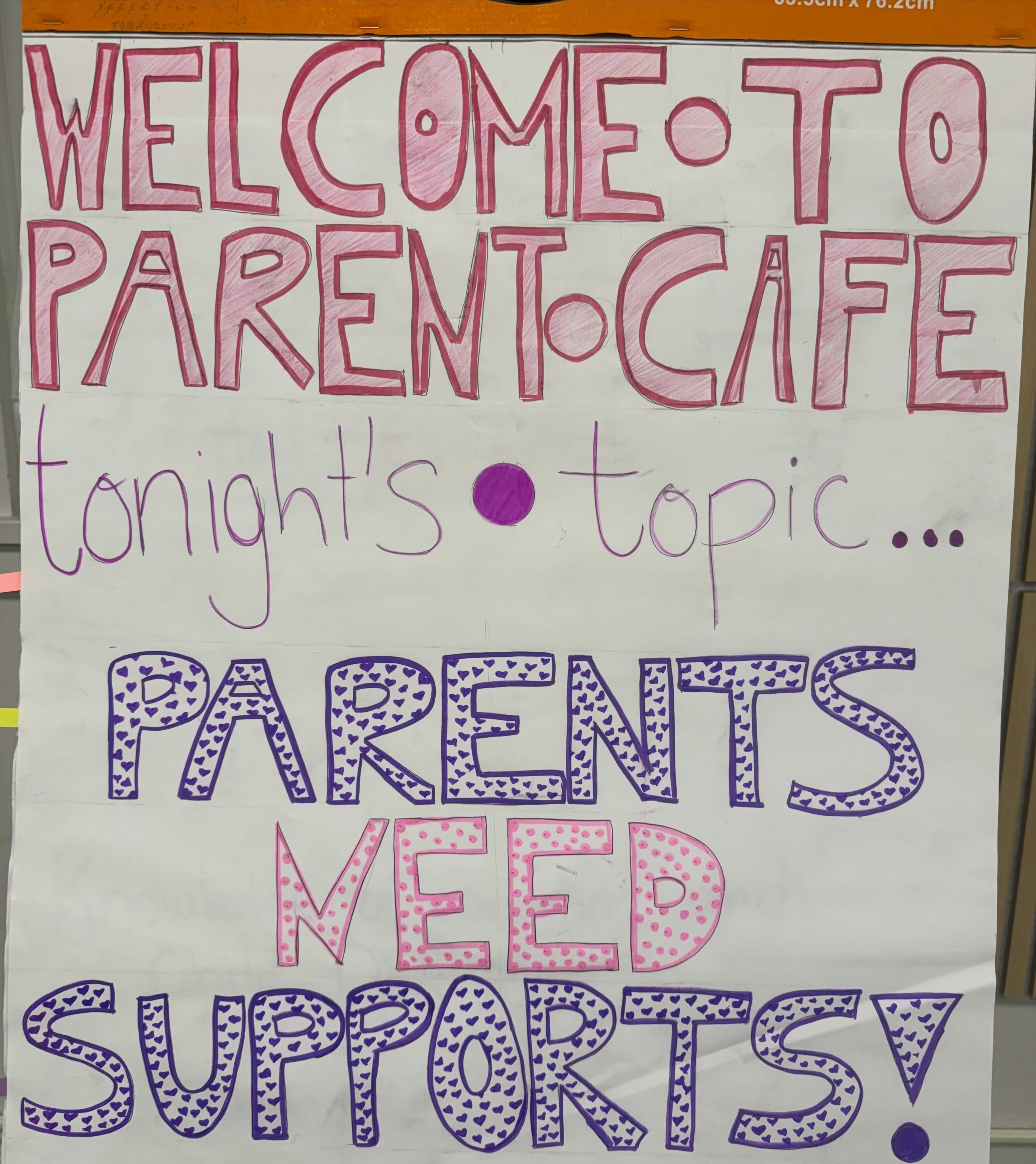 Parent Cafes tonight! Come join, lots of great food. 500 N Clinton St, Iowa City.
