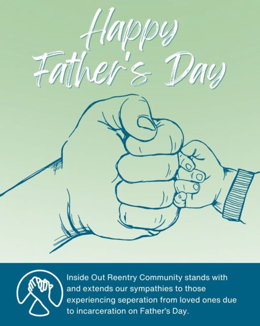 As we know from our work with incarcerated and formerly incarcerated individuals, Father's Day can be a difficult day for many in our community. We recognize how separation from fathers, partners, and loved ones may bring many emotions today. We're thinking of everyone who feels distance from those we hold dear today, and we hope you can hold on to memories that will last forever. 
#reentry #reentrymatters #formerlyincarcerated #fathersday