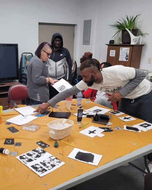 Last week at Creative Collective, our members brought their imagination to our printmaking workshop for Art Week. They made some spooky, Halloween-themed designs! Want to get in on the fun? Join us at Creative Collective every 1st and 3rd Wednesday of the month, from 5:30-7.