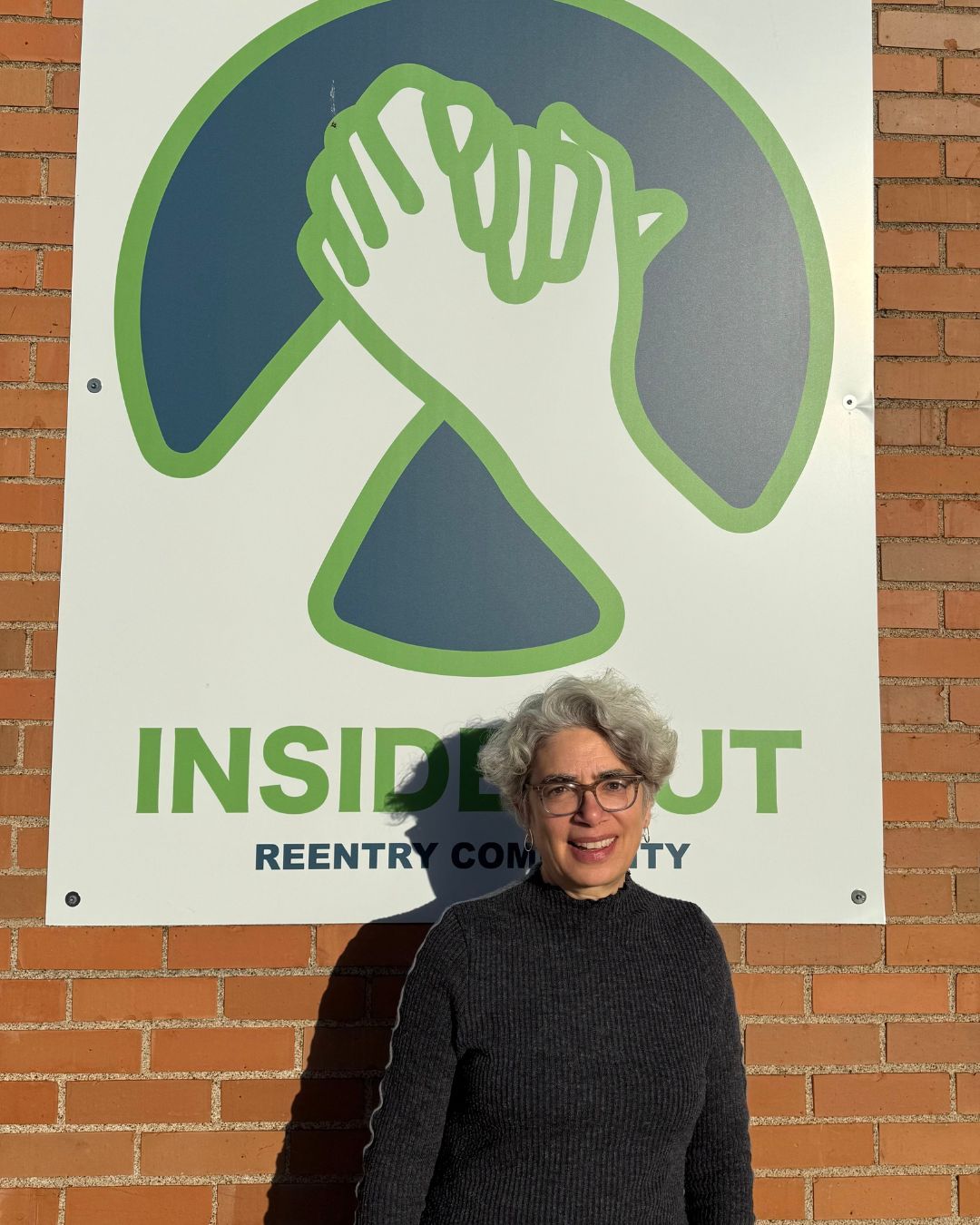 Meet one of our volunteers, Gina! She is one of our regular facilitators for Creative Collective. When we asked Gina why she chose to volunteer with us, she said, "Inside Out expands my horizons, letting me connect to so many interesting people and see life through their perspectives. Every time at Creative Collective, I'm inspired by the thoughtfulness, creativity, honesty, and openness of our little band". Thank you, Gina, for your continued support of our work and your passion for art, which never fails to brighten the group's spirits. #reentry #reentrymatters #formerlyincarcerated