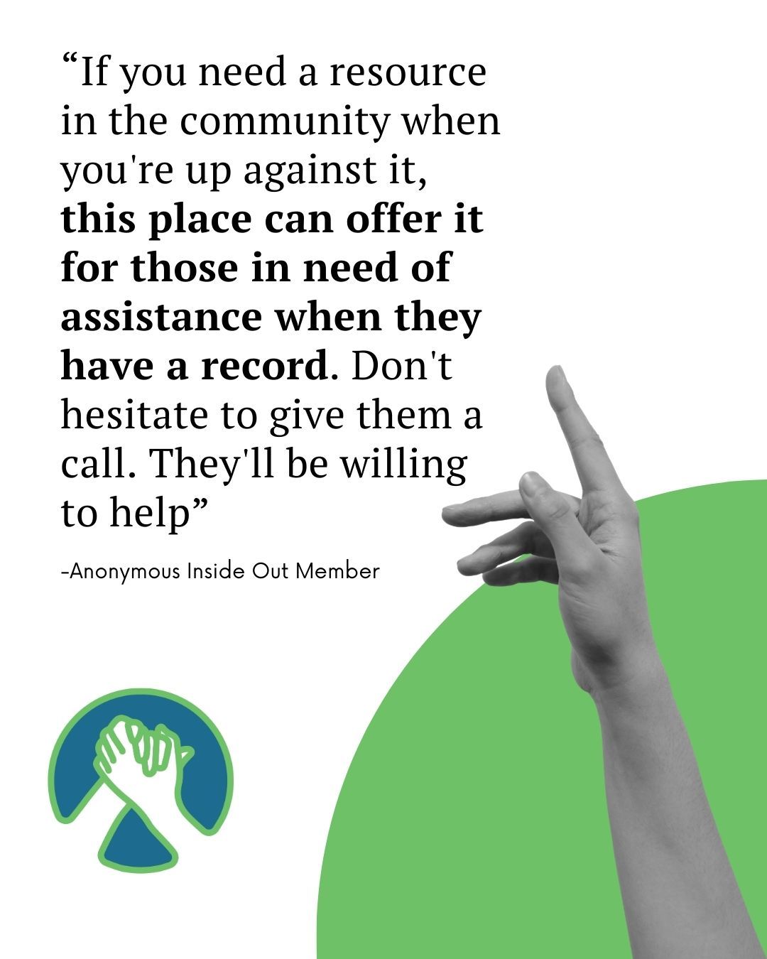 Help us reach our end of year fundraising goal of $13,000! 
Donate today: https://www.insideoutreentry.com/donate/